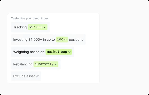 Direct Indexing
